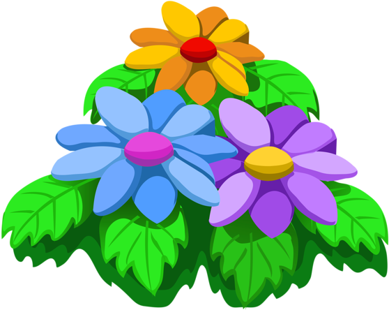 Flowers Decor Transparent Png Clipart - Flower Fence Clip Art (600x493)