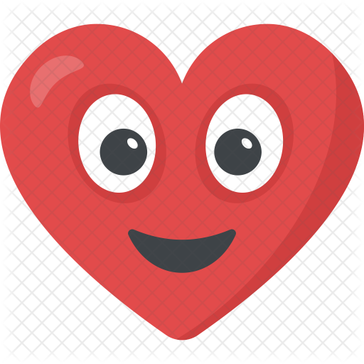 Heart Emoji Icon - Smiley (512x512)