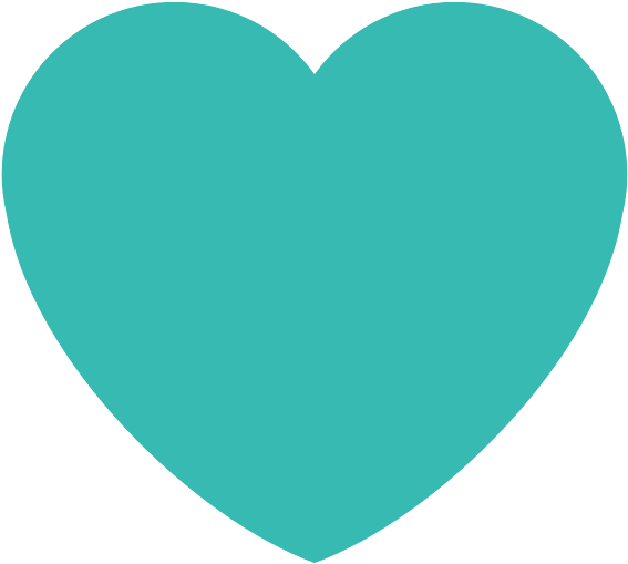 Teal Heart Discord Emoji - Teal Heart Clipart (600x600)