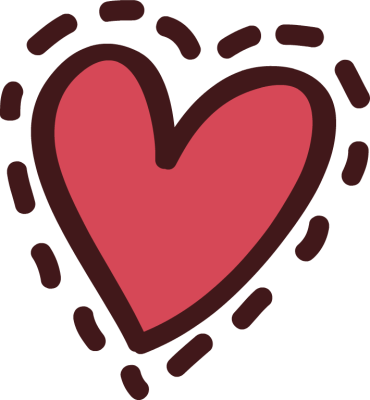 Cute Pink Heart Clipart - Cute Pink Heart Clipart (370x400)