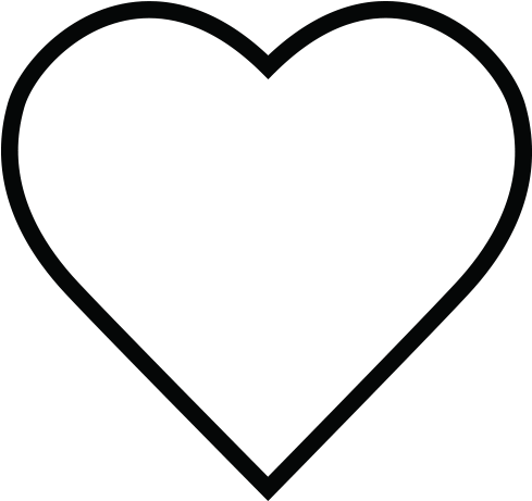Emoji - Heart - Colouring Pages Of Heart (500x500)