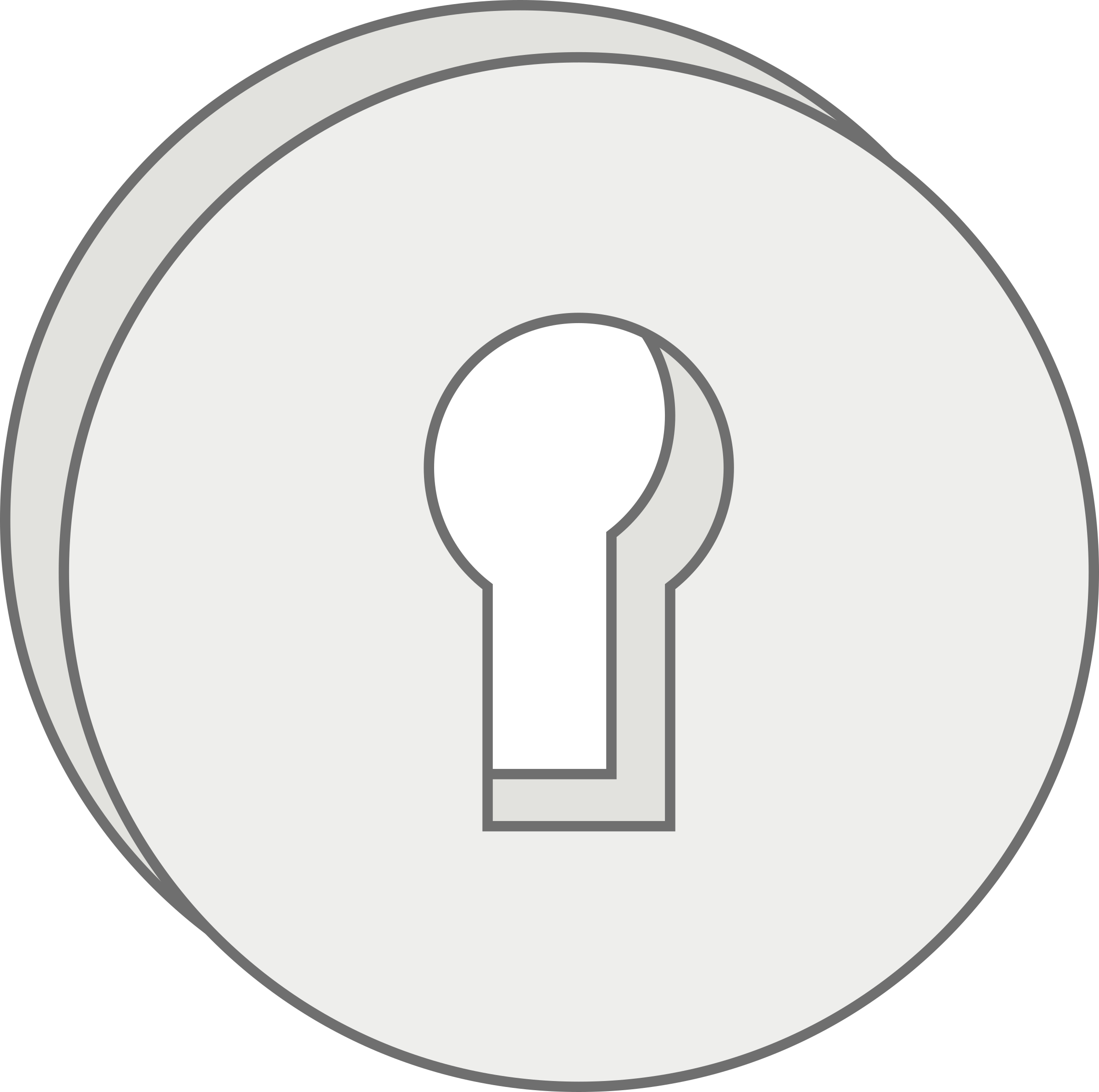 Big Image - Key Hole Clip Art (2400x2386)