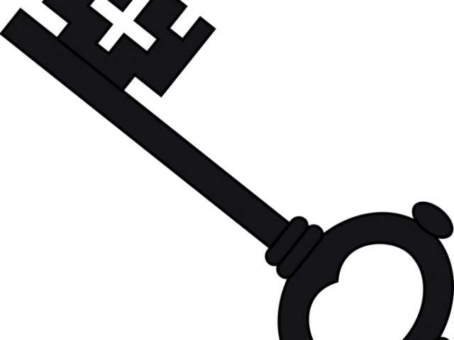 Keys Clipart Vector - Skeleton Keys Png (640x480)