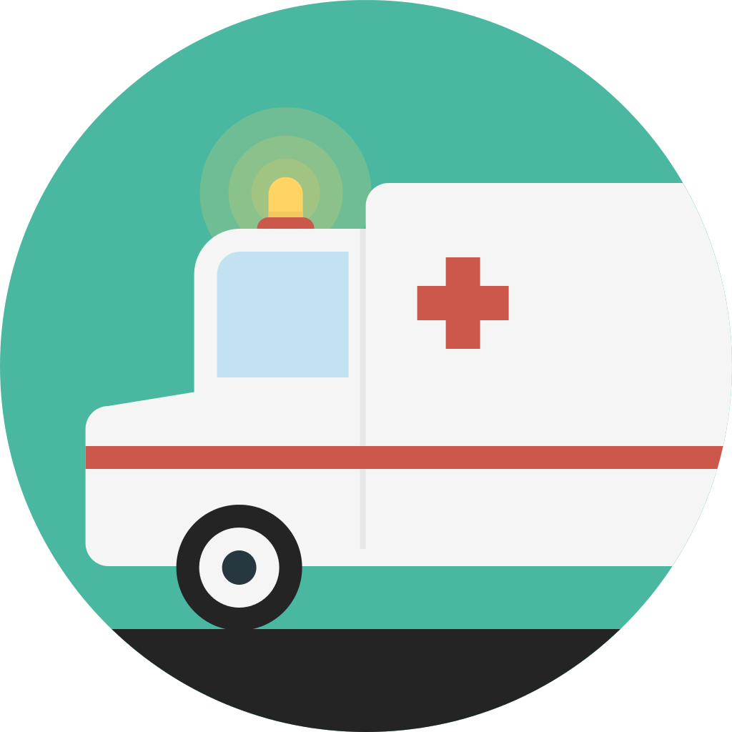 Creative Tail Ambulance - Ambulance Icon Png (2000x2000)