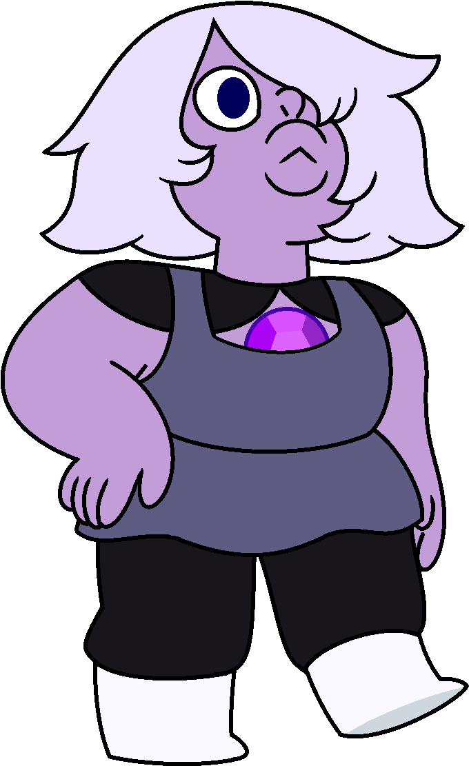 Gems Can Definitely Change Their Hair - Young Amethyst Steven Universe (900x1250)