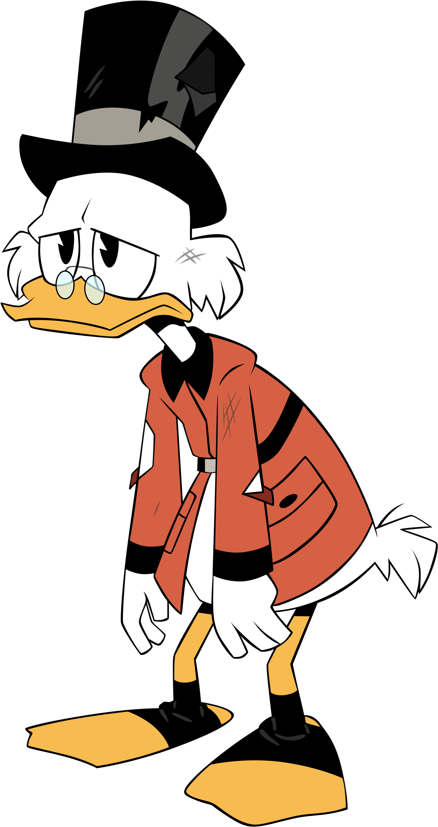 Uncle Scrooge Vector By Jubaaj - Scrooge Mcduck (1600x2950)
