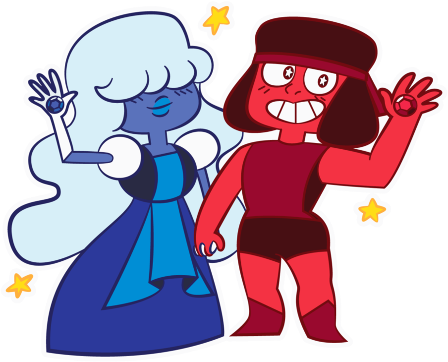 Sapphire And Ruby By Misora Roll On Deviantart - Sapphire And Ruby By Misora Roll On Deviantart (993x805)