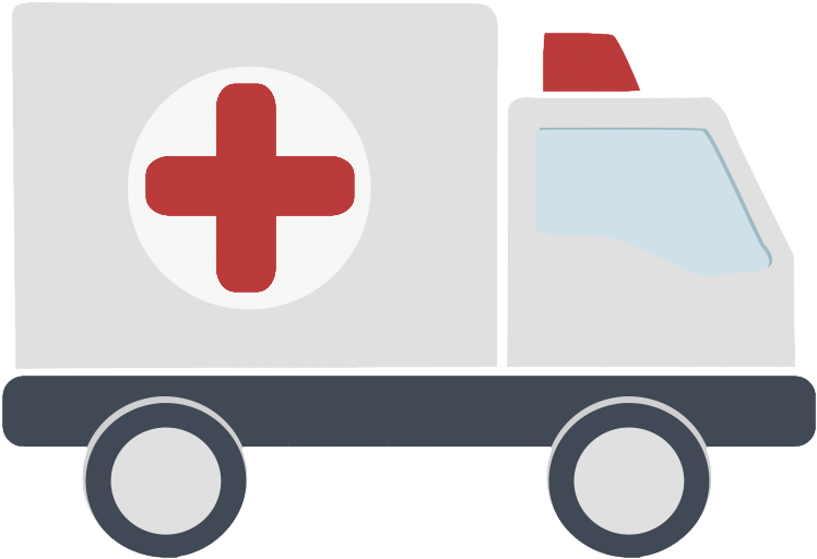 Ambulance Icon - Ambulance Flat Png (800x604)