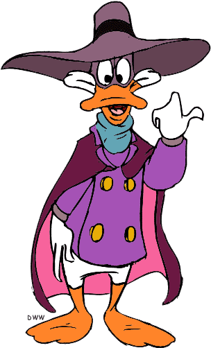 Darkwing Duck Free Postcard, Darkwing Duck Free Wallpaper - Darkwing Duck (344x531)