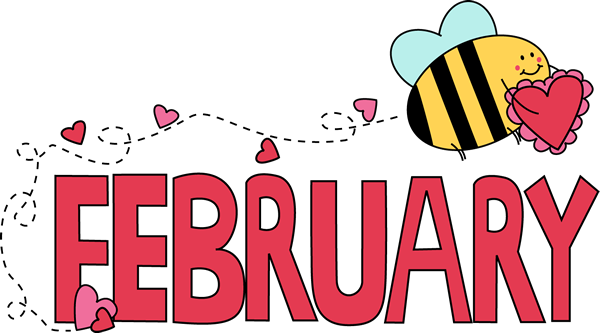 Month Of February Valentine Love Bee Png Kcllsf Clipart - Special People Are Born In February (600x333)