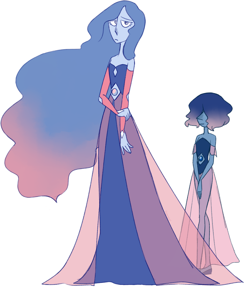 I Made Yet Another Su Oc - Sapphire Su Oc (1280x1273)