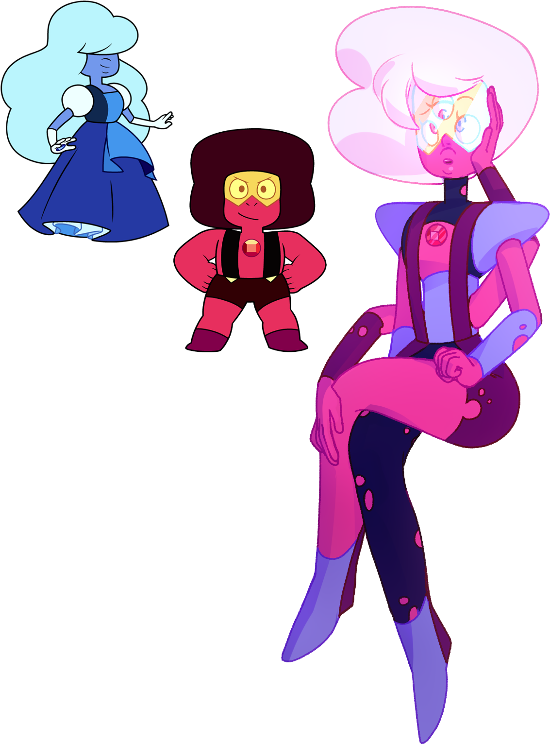I Was Wondering Weather Fusions Of Different Gems But - Steven Universe Other Garnets (1212x1605)