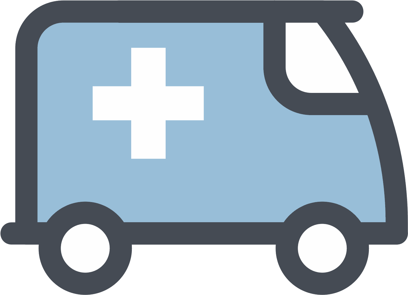 Hospital Wagon Without A Siren Icon - Truck Png (1600x1600)