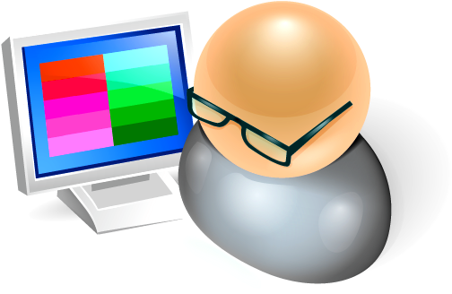 Website Design Clip Art - Icon Of Designer (512x512)