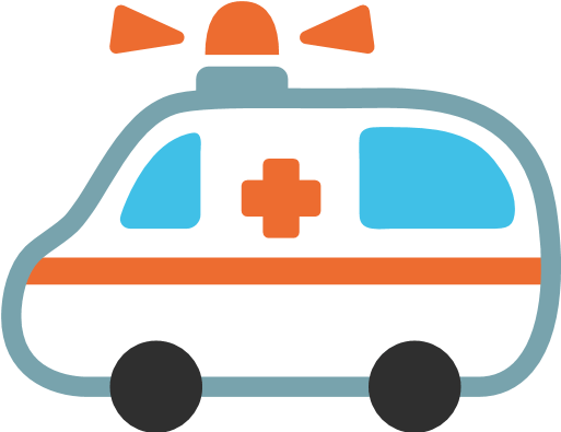 Ambulance Emoji - Ambulance (512x512)