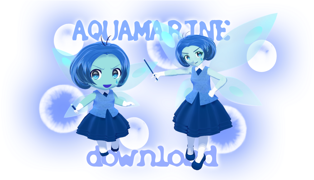 Aquamarine From Steven Universe By Hoshichom - Diamond Color (1024x576)