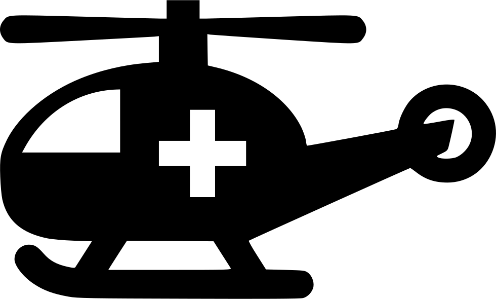 Emergency Helicopter Hospital Ambulance Comments - Hospital Helicopter Icon (980x590)