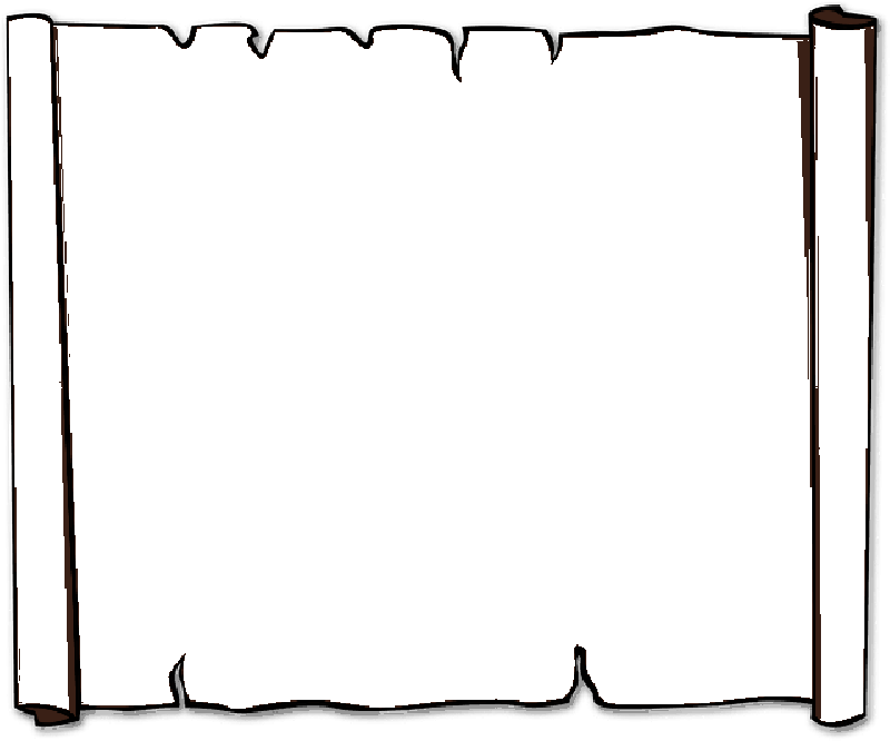 Other Popular Clip Arts - Paper Scroll Clip Art (800x666)
