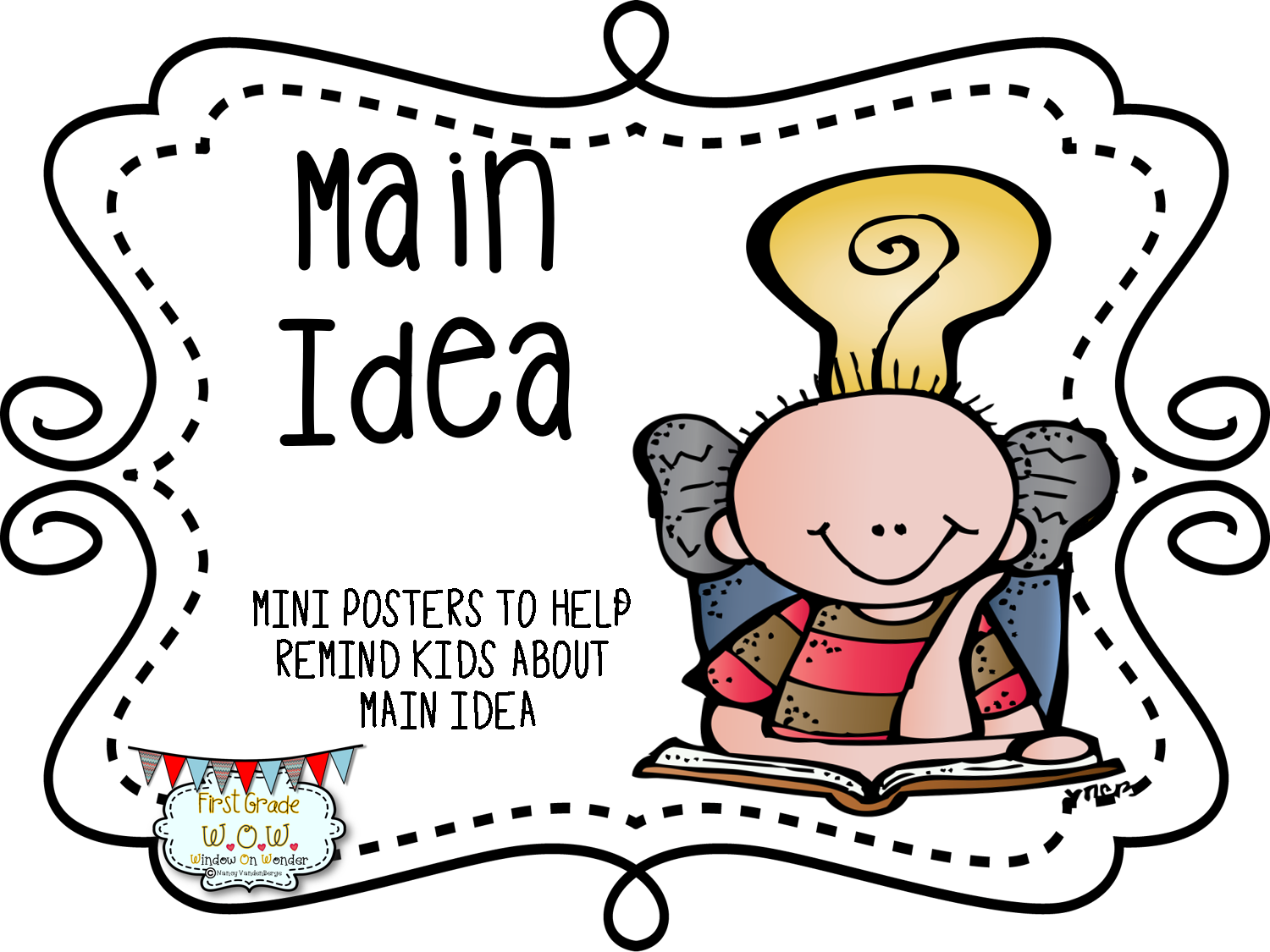 Want A Mini Unit On Main Idea - Main Idea Of Wonder (1500x1125)