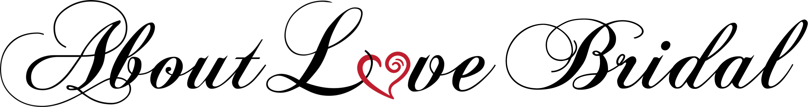 No Scroll About Love Banner - Bride Wall Calendar (2626x348)