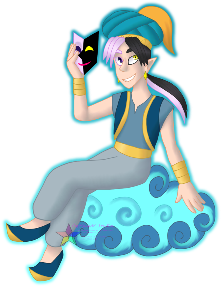 Genie Dimentio By Puppyluver - Cartoon (774x1032)