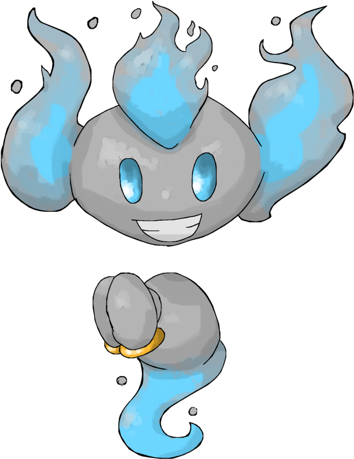 Genie Pokemon By Pixelatesrd - Digital Art (848x942)