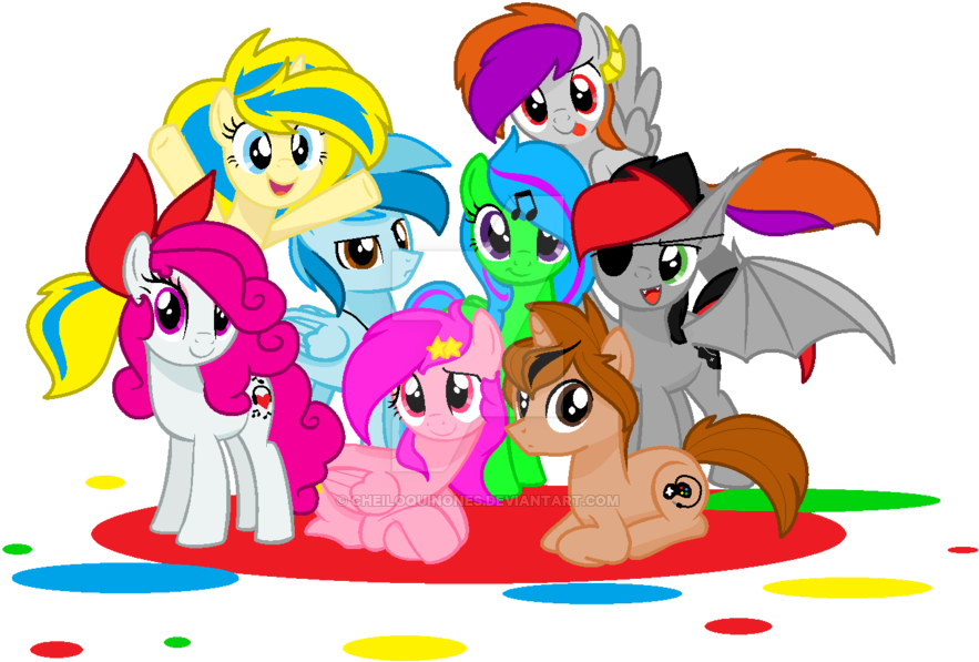 Main 9 Ocs In Mane 9 Mlp Version By Cheiloquinones - Mlp Base Mane 9 (1024x674)