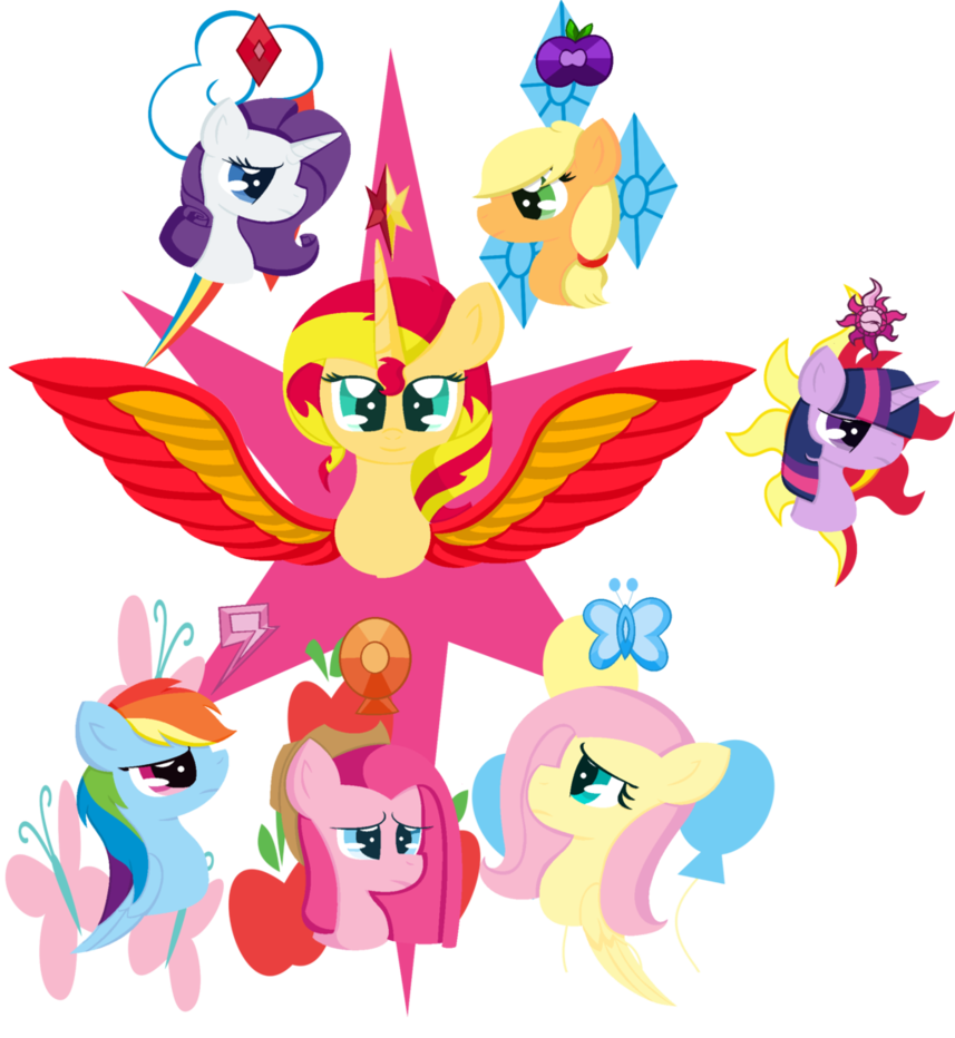 Alternate Mane 6 Mixed Up Destiny By Starla-stroke94 - Mlp Alternate Mane 6 (857x932)