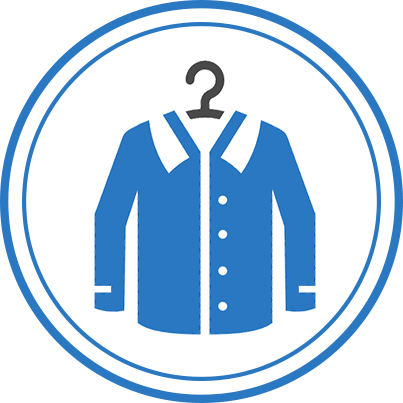 Dry Cleaners Clothes Clip Art - Dry Clean Shirt Png (403x403)