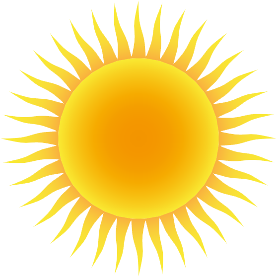 Original Clipart Sunshine - Sun Transparent Background (558x558)