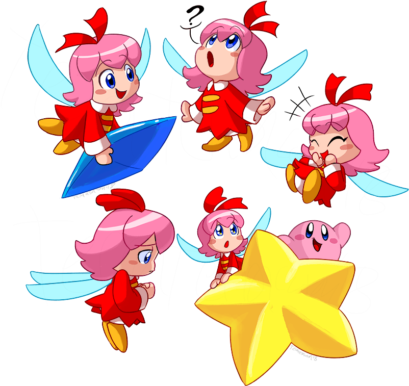 Ribbons By Terraterracotta - Kirby (845x792)