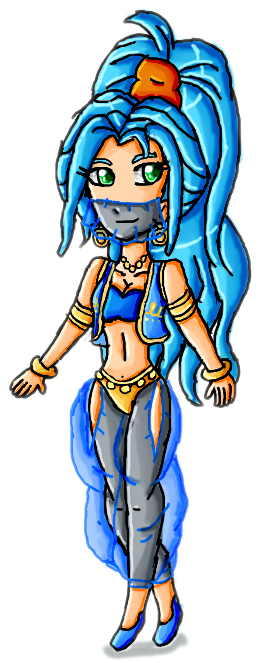 Schala Genie By Ninpeachlover - Cartoon (400x700)