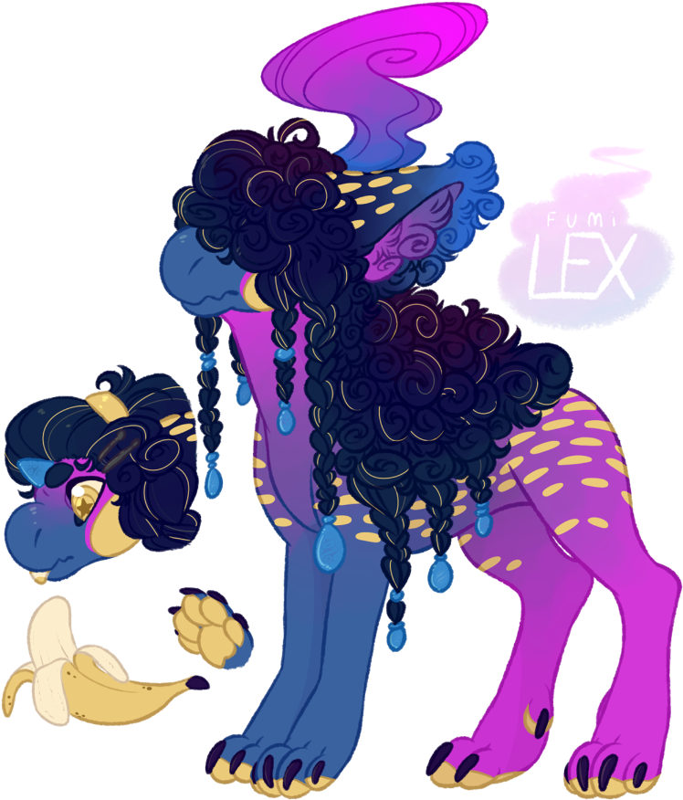Genie The Mantibab [reference] By Fumi-lex - Cartoon (800x904)