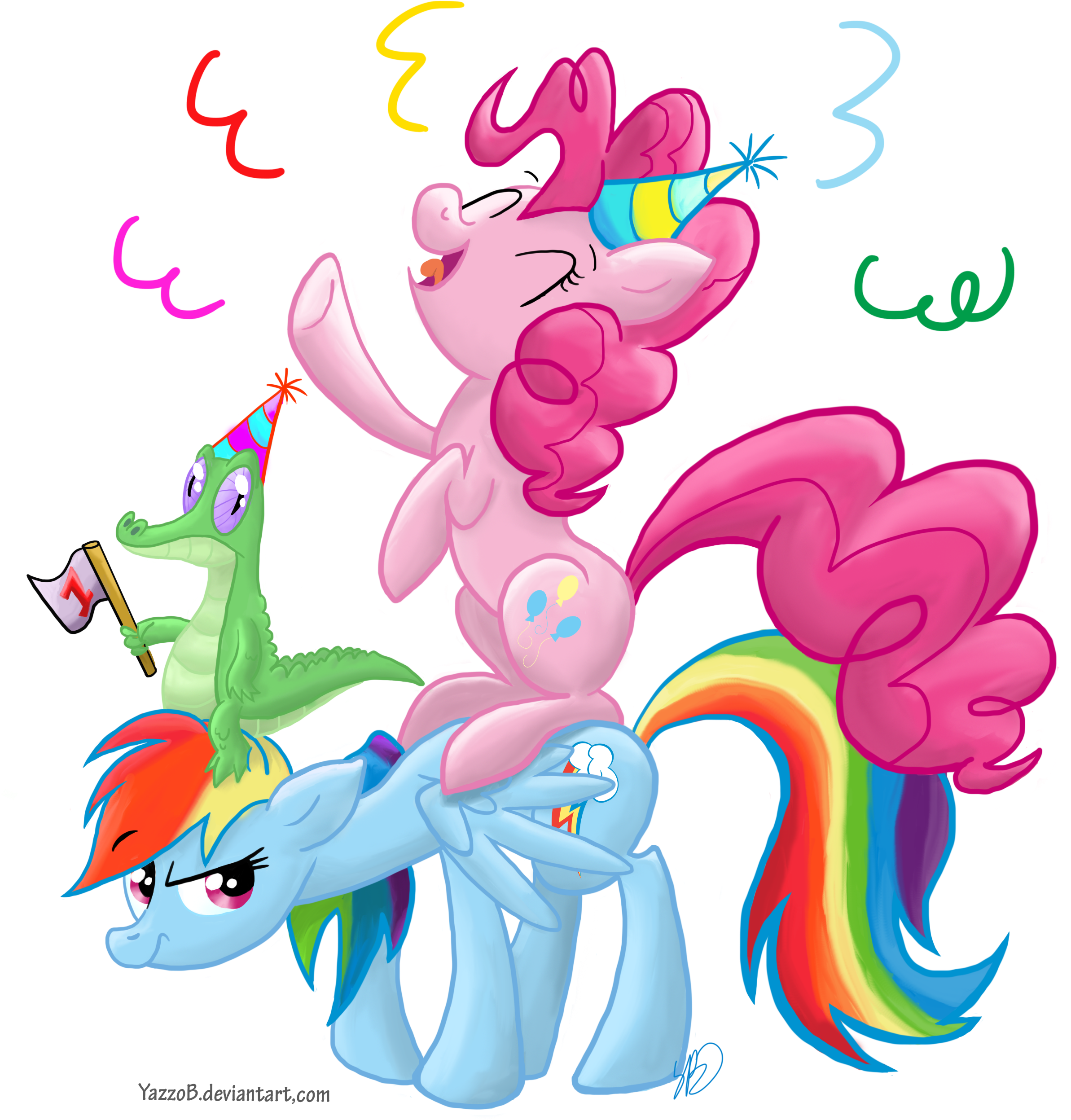 My Little Pony,мой Маленький Пони,песочница,mlp Art,mane - My Little Pony Party Time (2466x2550)