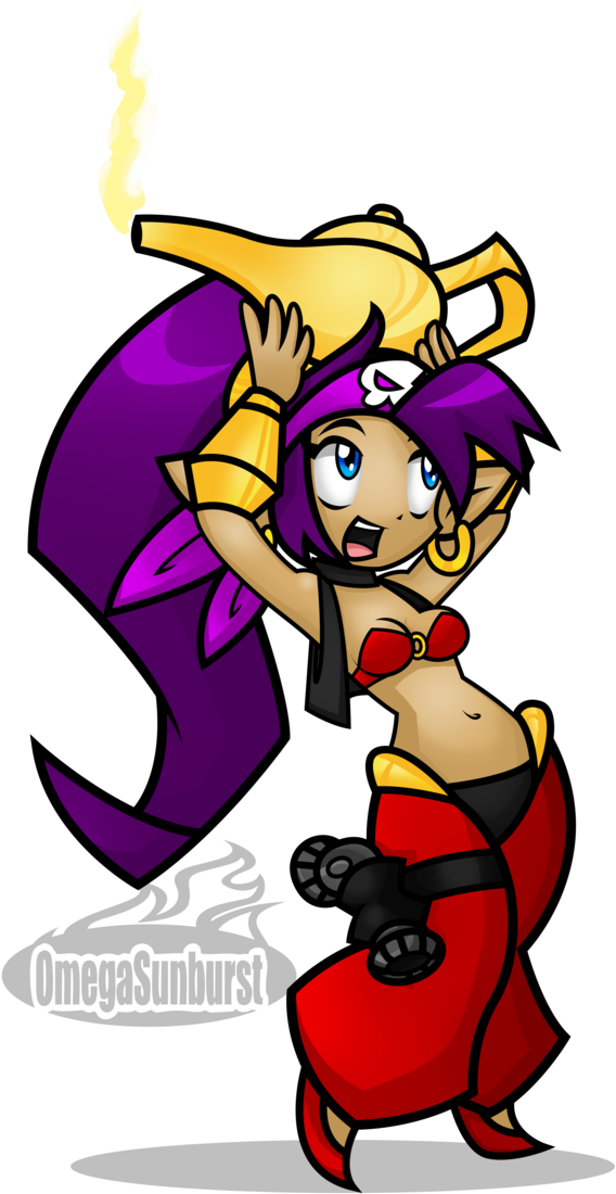 I'm A Cis Genie Girl - Shantae (597x1118)
