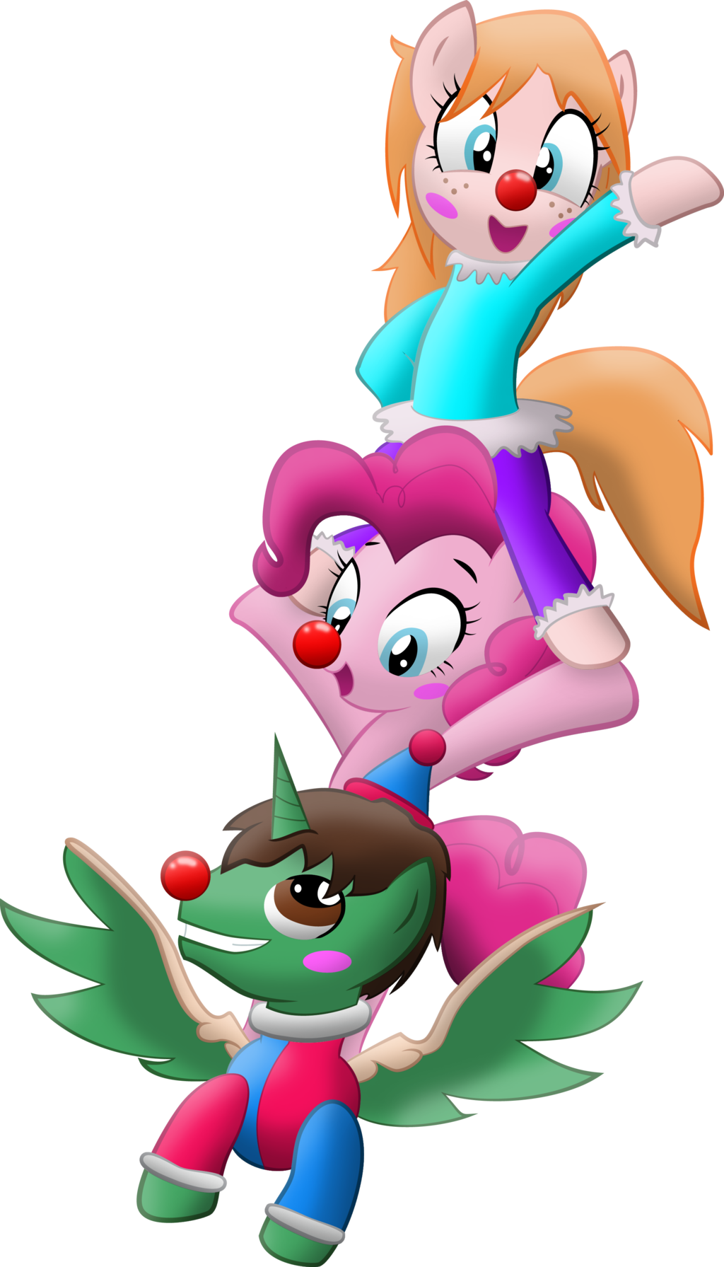 Nd35 Clown Troupe By Orcbrother - Cartoon (1024x1791)