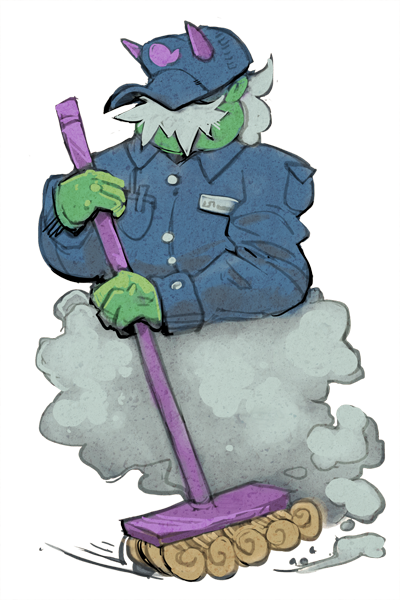 Tornadus Art - Smogon Genies (400x600)