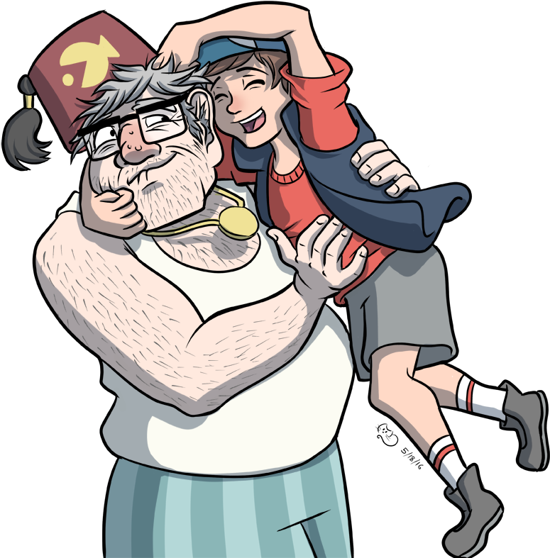 What Is This, A Hug By Mayakaed - Ford Dipper Mabel And Stan On Deviantart (792x792)