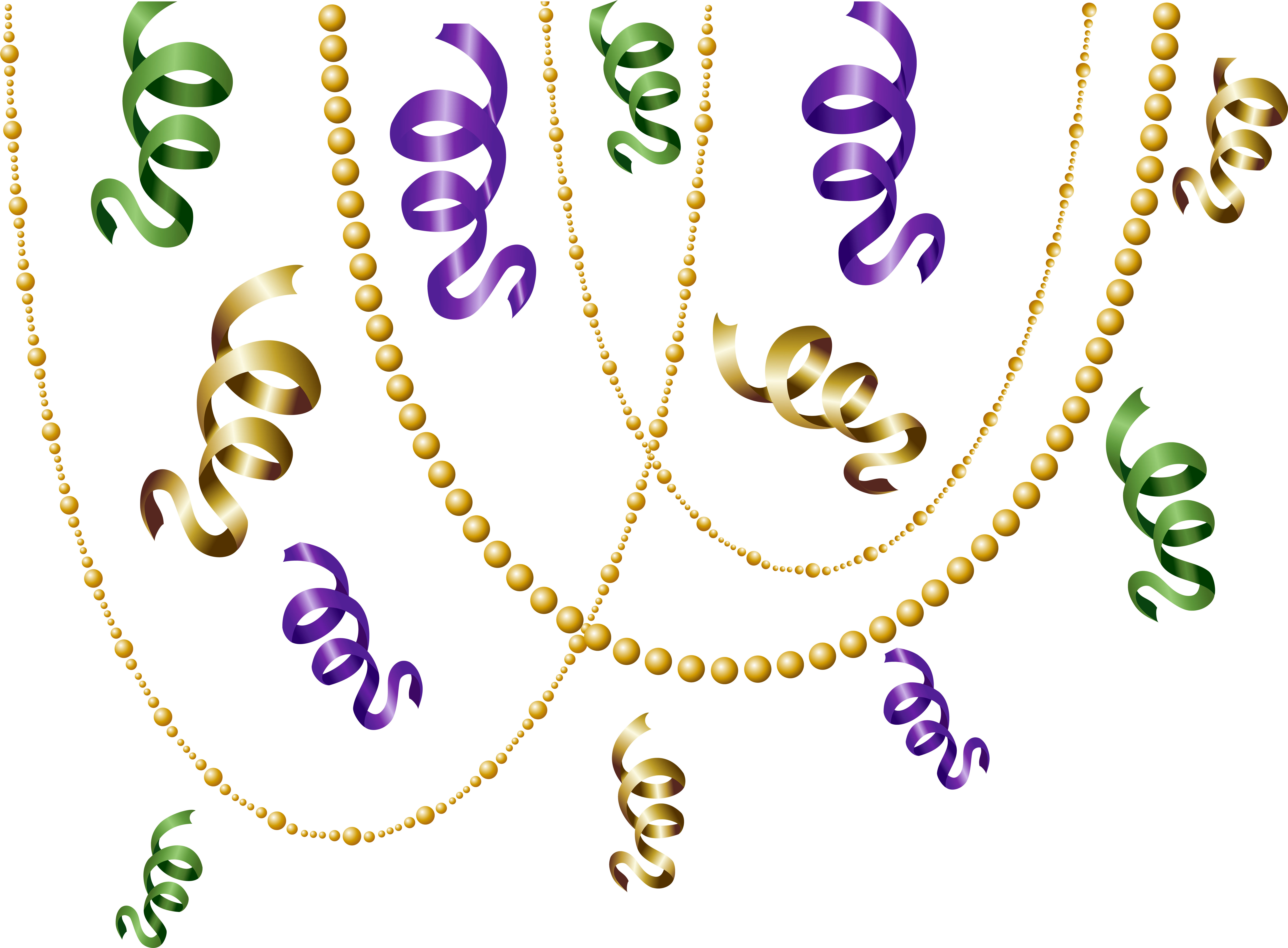 Awesome And Beautiful Mardi Gras Clipart Decoration - Tompeta Png Transparente Mardi Gras (8000x5890)