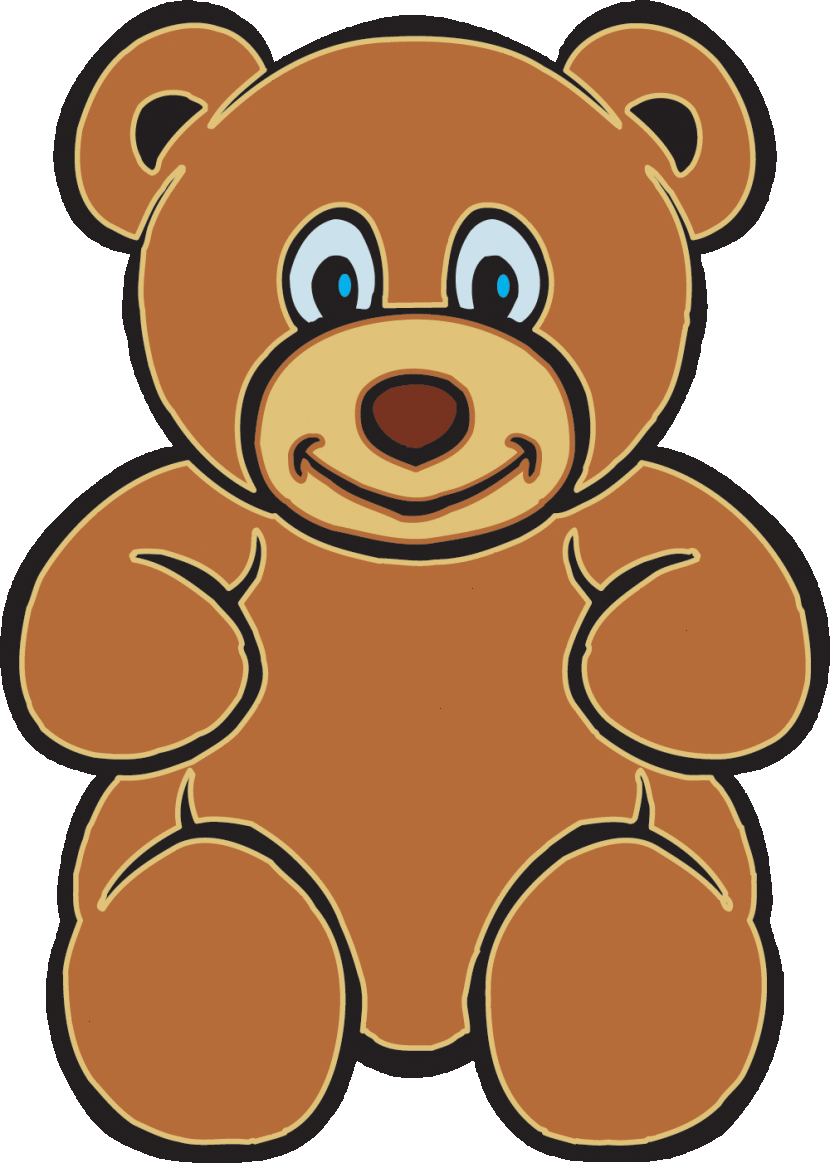 Teddy Bear Clip Art Free Clipart Clipartwiz Picnic - Brown Teddy Bear Clipart (830x1163)