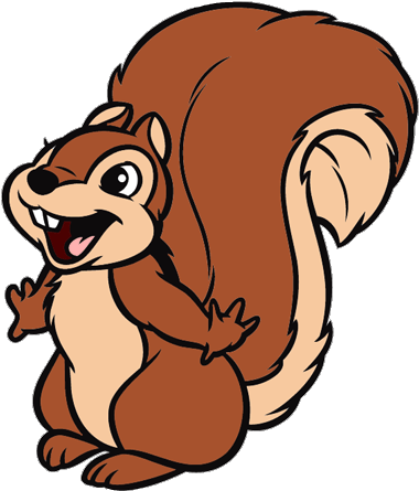 Squirrel Clipart - Clip Art Squirrel (400x466)