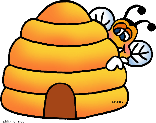 Beehive Gallery For Bee Hive Clip Art Image - Honey Bee Hive Clip Art (648x528)