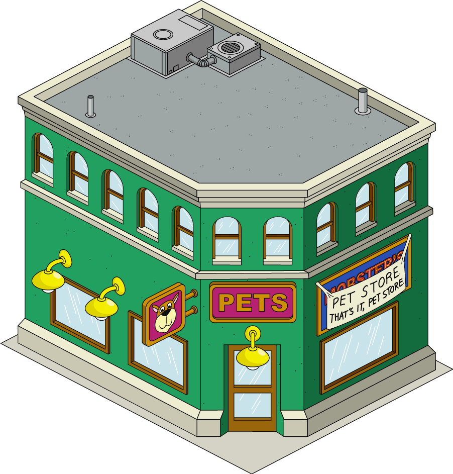 Mobster's Pet Store - Family Guy Pet Store (902x943)