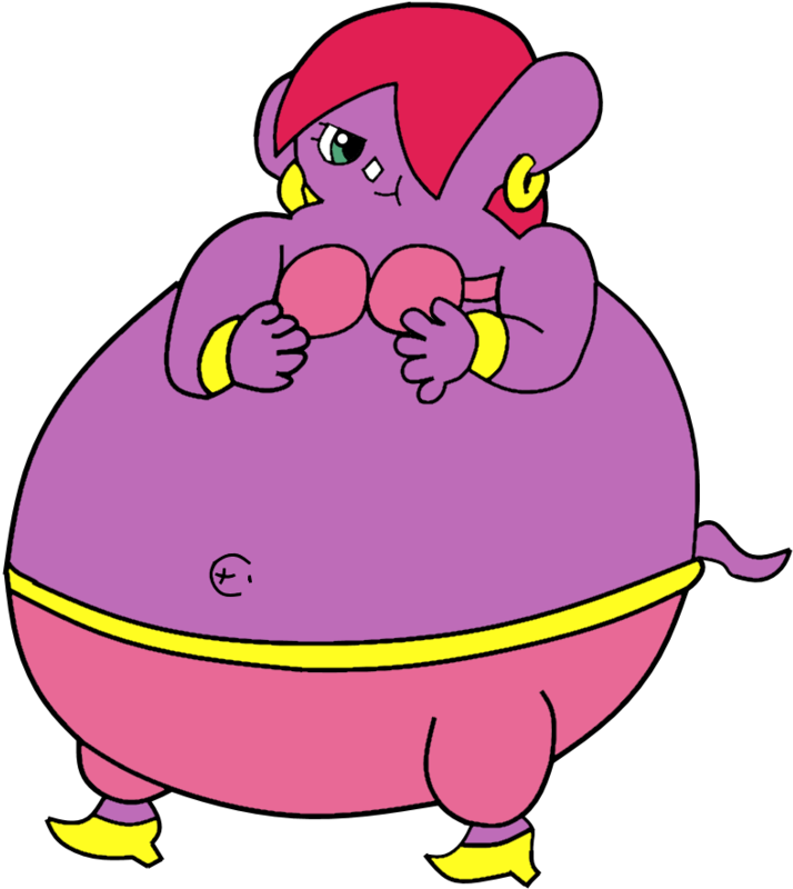 Plump Plum 2 By Superacl - Cartoon (800x847)