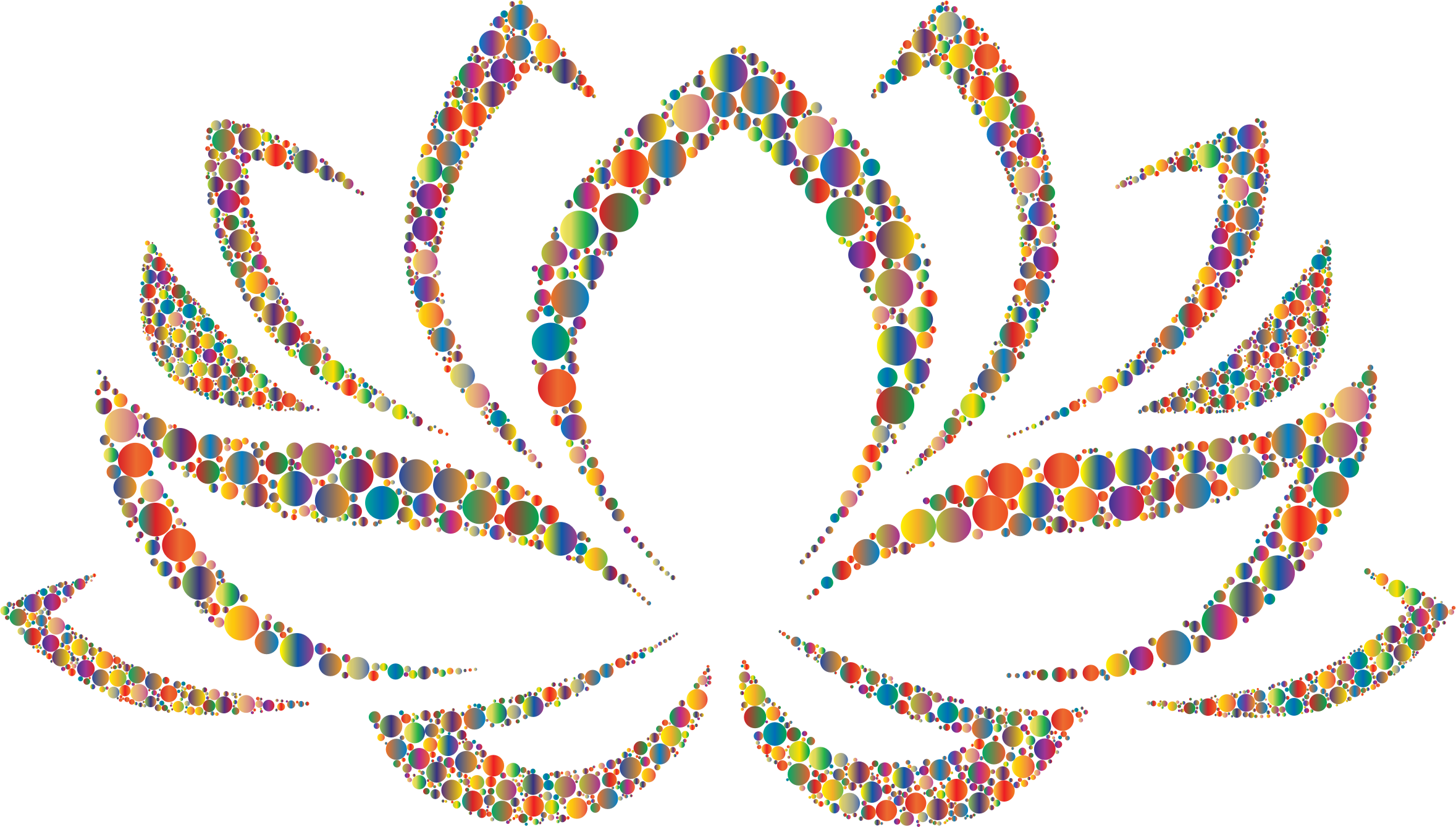Clipart - Lotus Flower Logo Clip Art (2357x1339)
