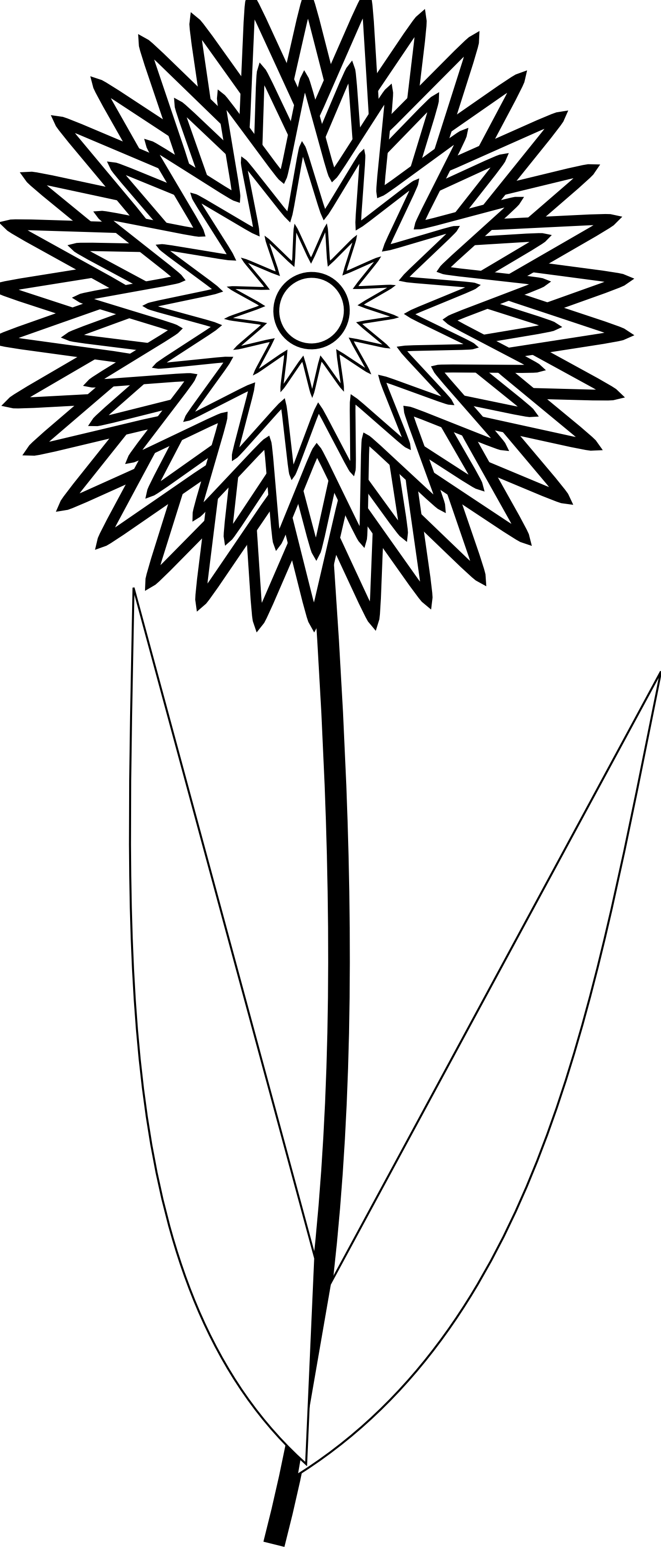 Black White Flower Tattoos - Earth And Sun Coloring Pages (1331x3115)