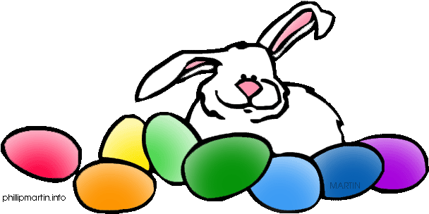 Easter Clip Art And Scrapbook Borders - Easter Bunny Clip Art (648x330)