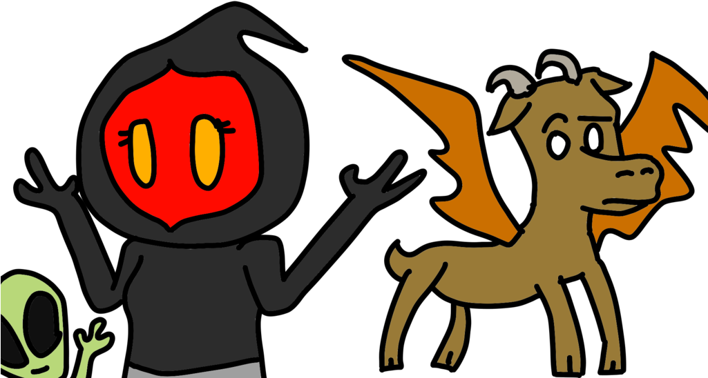 Flatwoods Monster , Dover Demon, Jersey Devil By Fnafdude183 - Flatwoods Monster And Dover Demon (1024x576)
