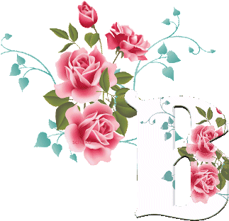 Animated Alphabet Blooms Flowers Page Thirty Three - Alphabet M In Heart Wallpaper Gif (367x330)