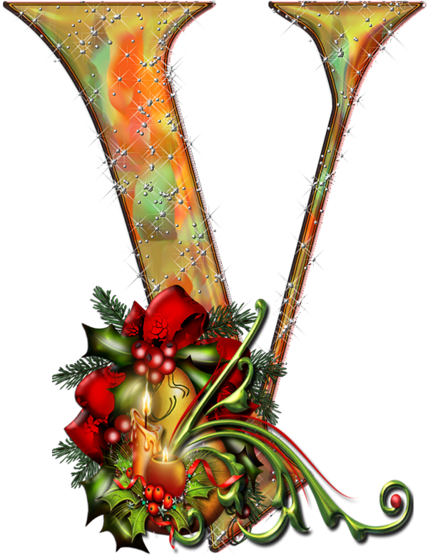 Alphabet De Noel 18 11 - Alphabet (600x777)